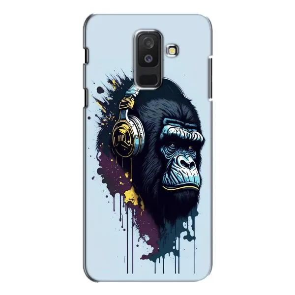 Чехол с принтом «Горилла в наушниках» для Samsung Galaxy A6 Plus 2018 (A605)