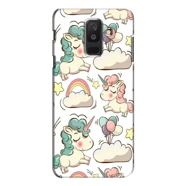 Чехол с принтом «Единорожки» для Samsung Galaxy A6 Plus 2018 (A605) Чехол с принтом «Единорожки» для Samsung Galaxy A6 Plus 2018 (A605)