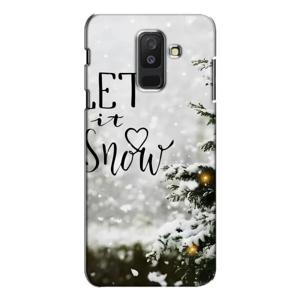 Чехол с принтом «Let it snow» для Samsung Galaxy A6 Plus 2018 (A605)