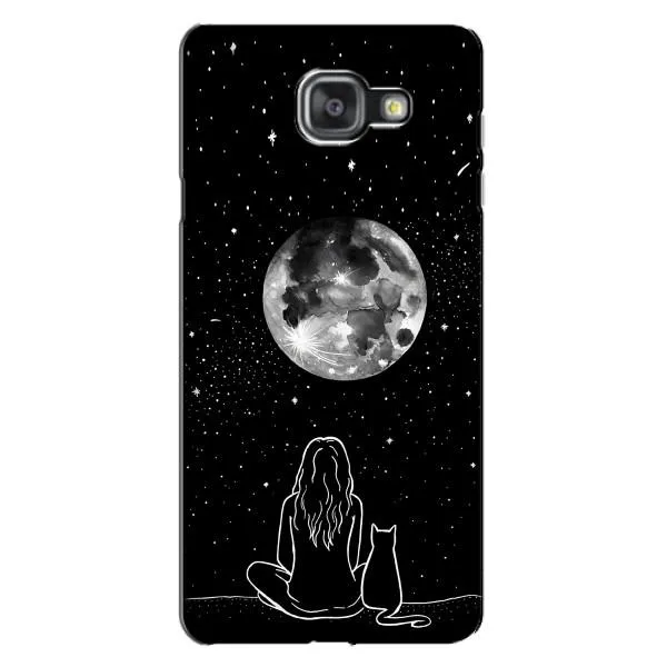Чохол з принтом «Дівчина з котом» для Samsung Galaxy A7 2016 (A7100, A710F) Чохол з принтом «Дівчина з котом» для Samsung Galaxy A7 2016 (A7100, A710F)