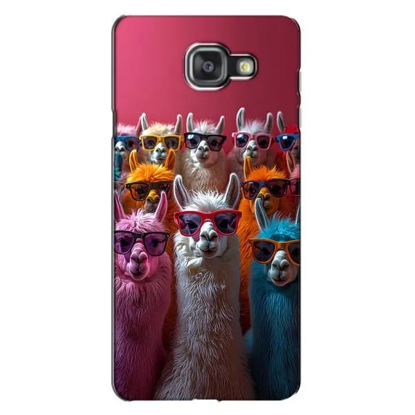 Чехол с принтом «Ламы в очках» для Samsung Galaxy A7 2016 (A7100, A710F)