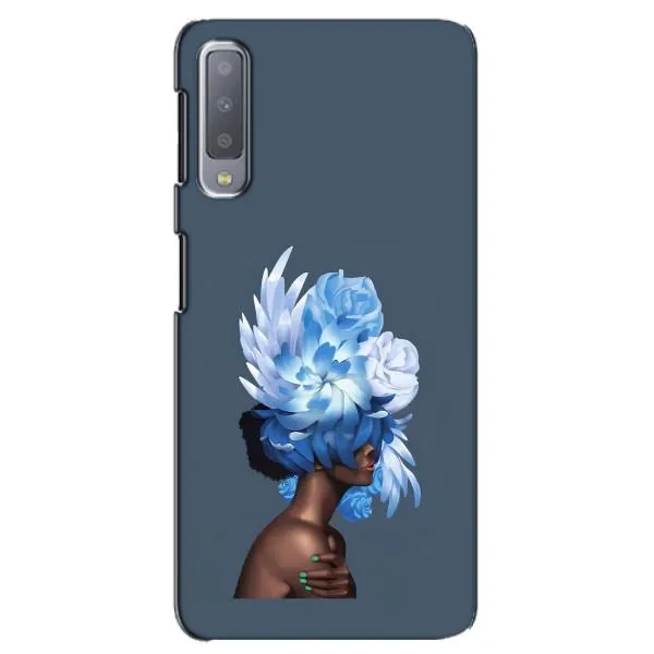 Чехол с принтом «Цветы на голове» для Samsung Galaxy A7 2018 (A750)