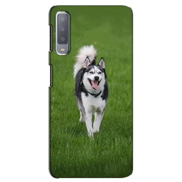 Чехол с принтом «Радостный Хаски» для Samsung Galaxy A7 2018 (A750) Чехол с принтом «Радостный Хаски» для Samsung Galaxy A7 2018 (A750)