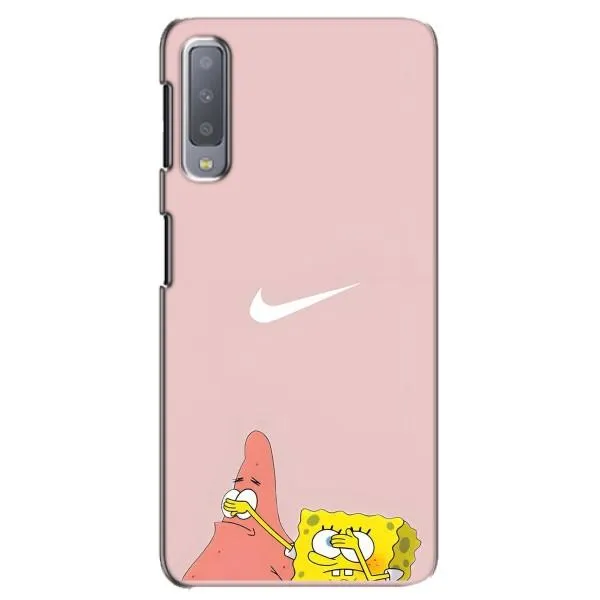 Чехол с принтом «Патрик и Губка» для Samsung Galaxy A7 2018 (A750)