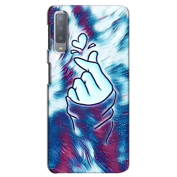 Чохол з принтом «Радужне серце» для Samsung Galaxy A7 2018 (A750)