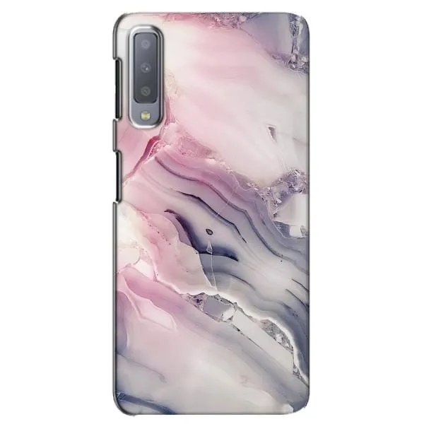Чехол с принтом «Пурпурный Мрамор» для Samsung Galaxy A7 2018 (A750)