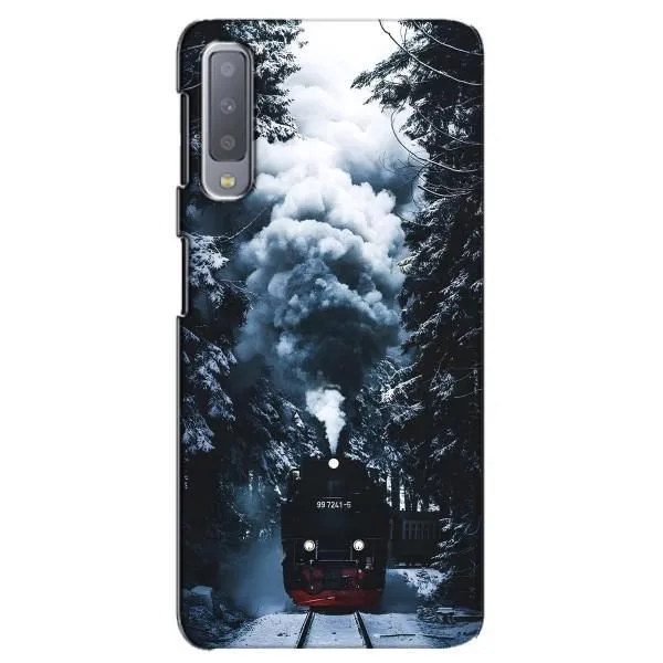 Чохол з принтом «Зимовий потяг» для Samsung Galaxy A7 2018 (A750)