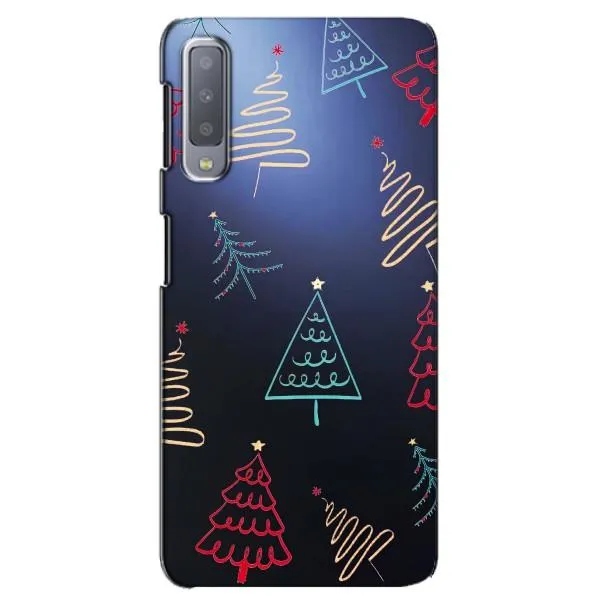 Чохол з принтом «Різдвяні ялинки» для Samsung Galaxy A7 2018 (A750)