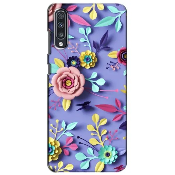 Чехол с принтом «Цветочный дизайн» для Samsung Galaxy A70 2019 (A705F)