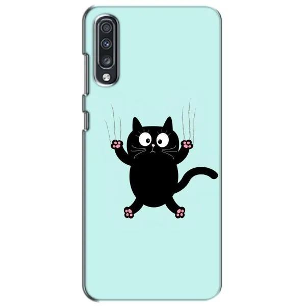 Чехол с принтом «Падающий кот» для Samsung Galaxy A70 2019 (A705F) Чехол с принтом «Падающий кот» для Samsung Galaxy A70 2019 (A705F)