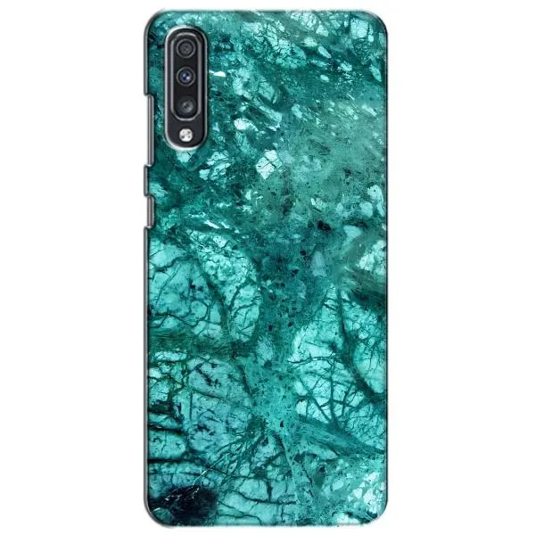 Чехол с принтом «Зеленый мрамор» для Samsung Galaxy A70 2019 (A705F)