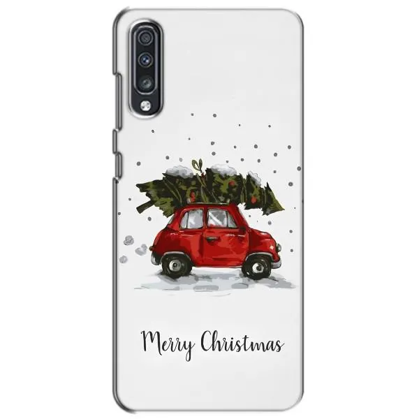 Чехол с принтом «Машина с елкой» для Samsung Galaxy A70 2019 (A705F)