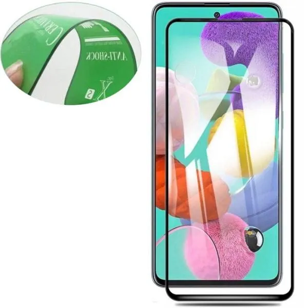 Защитная пленка Ceramics 9D (без упак.) для Samsung Galaxy A71 / Note 10 Lite / S10 Lite / M51 / M62 — Черный — фото 1 Защитная пленка Ceramics 9D (без упак.) для Samsung Galaxy A71 / Note 10 Lite / S10 Lite / M51 / M62 — Черный — фото 1