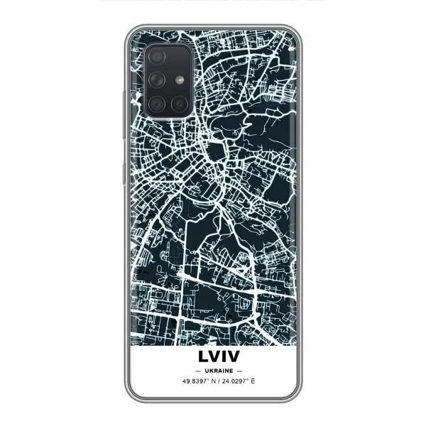 Чехол с принтом «Львов» для Samsung Galaxy A71 (A715)