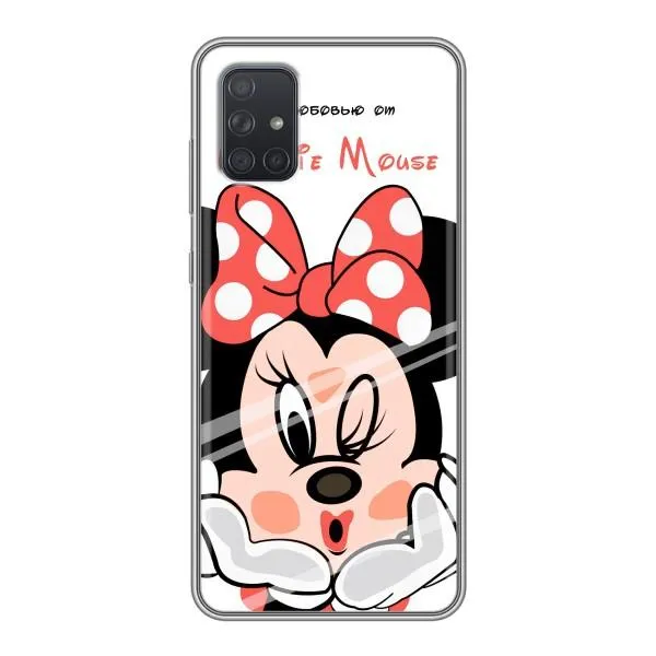 Чехол с принтом «Маус Минни» для Samsung Galaxy A71 (A715)
