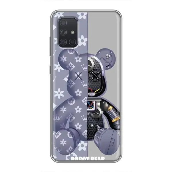 Чехол с принтом «Робот Мишка» для Samsung Galaxy A71 (A715)