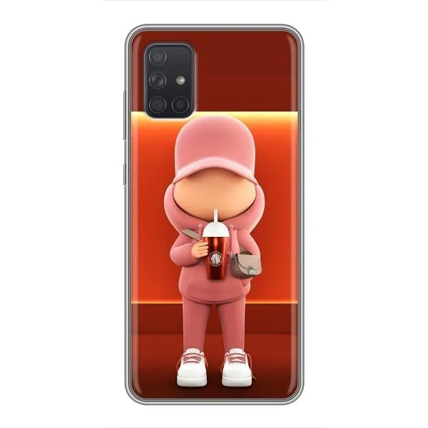 Чехол с принтом «С Кофе» для Samsung Galaxy A71 (A715)