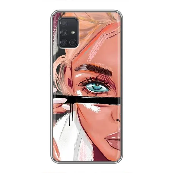 Чохол з принтом «Макіяж» для Samsung Galaxy A72
