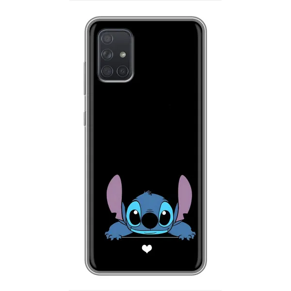 Чехол с принтом «Стич на черном» для Samsung Galaxy A72