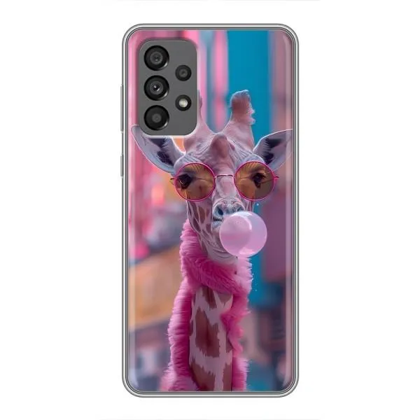 Чехол с принтом «Стильный жирав» для Samsung Galaxy A73 (5G)