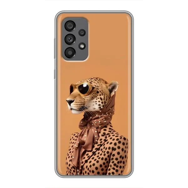 Чехол с принтом «Стильный леопард» для Samsung Galaxy A73 (5G)