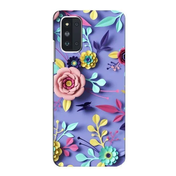Чехол с принтом «Цветочный дизайн» для Samsung Galaxy F52 5G (E526)