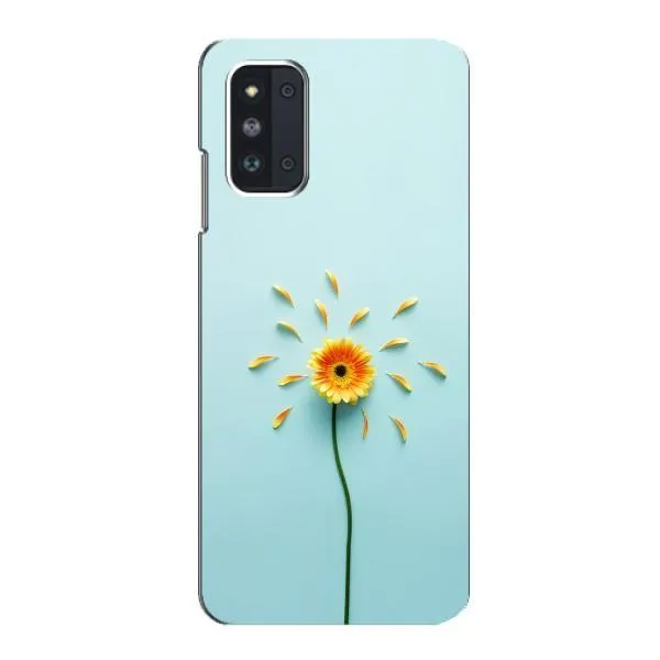 Чехол с принтом «Желтый цветок» для Samsung Galaxy F52 5G (E526)