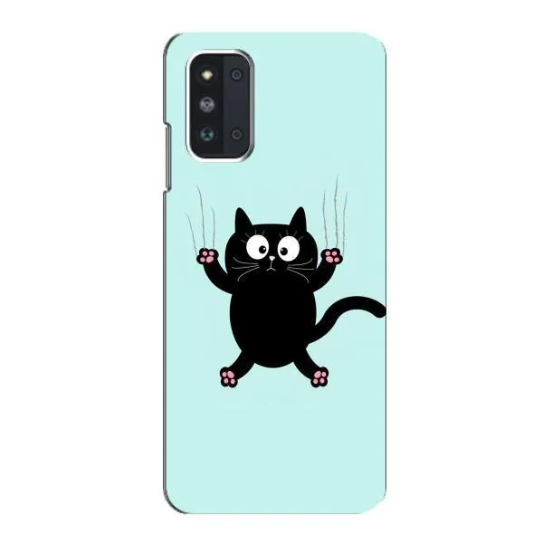 Чехол с принтом «Падающий кот» для Samsung Galaxy F52 5G (E526)