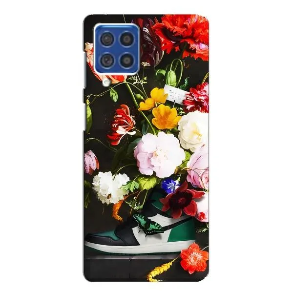 Чехол с принтом «Nike цветы» для Samsung Galaxy F62