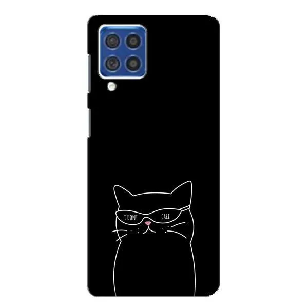 Чехол с принтом «Равнодушный кот» для Samsung Galaxy F62 Чехол с принтом «Равнодушный кот» для Samsung Galaxy F62