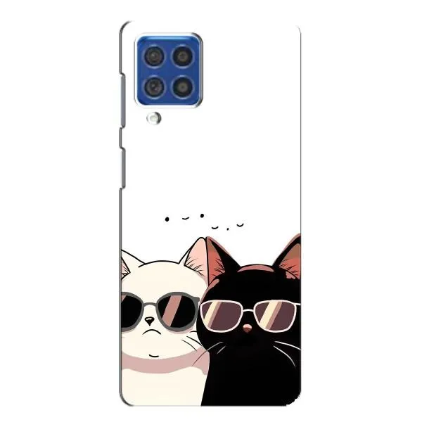 Чехол с принтом «Коты в очках» для Samsung Galaxy F62 Чехол с принтом «Коты в очках» для Samsung Galaxy F62