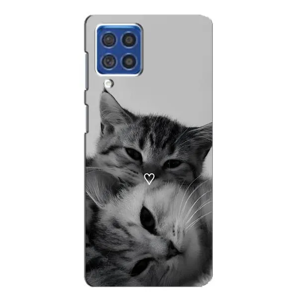 Чехол с принтом «Пара котов» для Samsung Galaxy F62 Чехол с принтом «Пара котов» для Samsung Galaxy F62