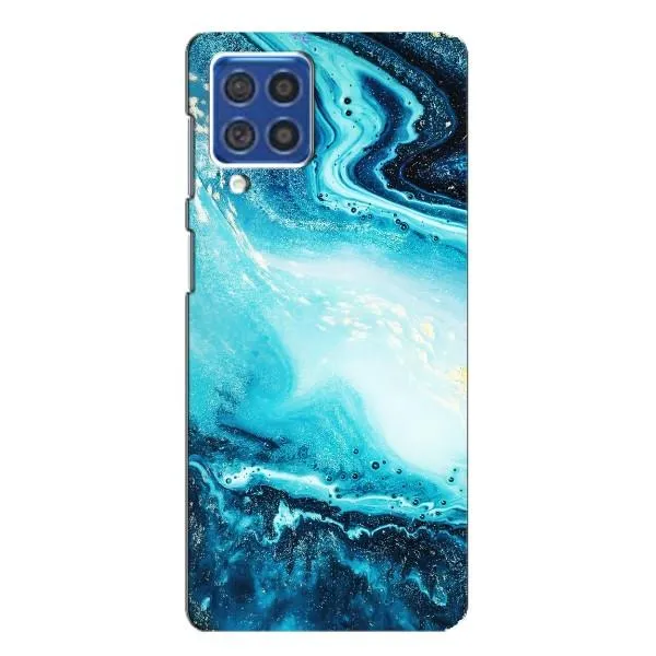 Чехол с принтом «Голубой мрамор» для Samsung Galaxy F62