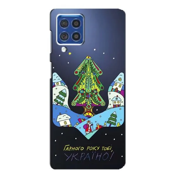 Чехол с принтом «Рождественский герб» для Samsung Galaxy F62