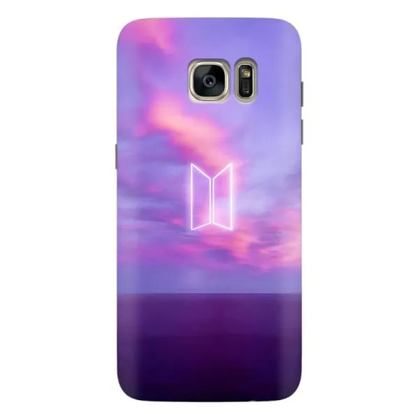 Чехол с принтом «BTS логотип» для Samsung Galaxy S7 Edge (G935)