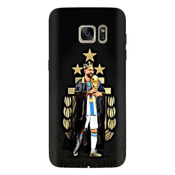 Чехол с принтом «Месси Король» для Samsung Galaxy S7 Edge (G935)