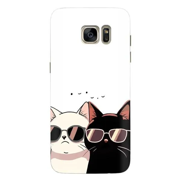 Чехол с принтом «Коты в очках» для Samsung Galaxy S7 Edge (G935) Чехол с принтом «Коты в очках» для Samsung Galaxy S7 Edge (G935)