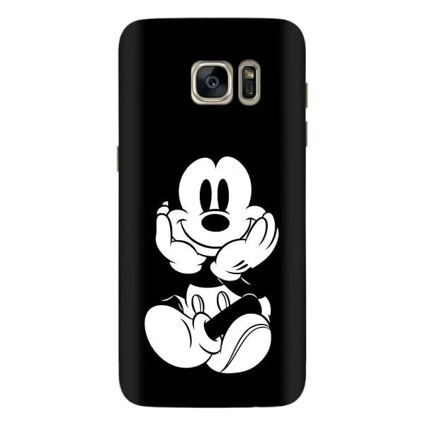Чехол с принтом «Микки на черном» для Samsung Galaxy S7 Edge (G935)