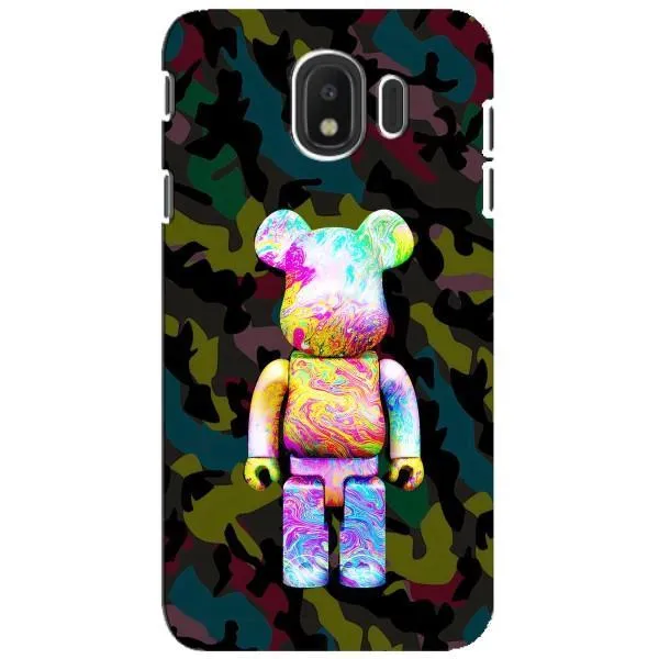 Чехол с принтом «Яркий Bearbrick» для Samsung Galaxy J4 2018 (SM-J400F)