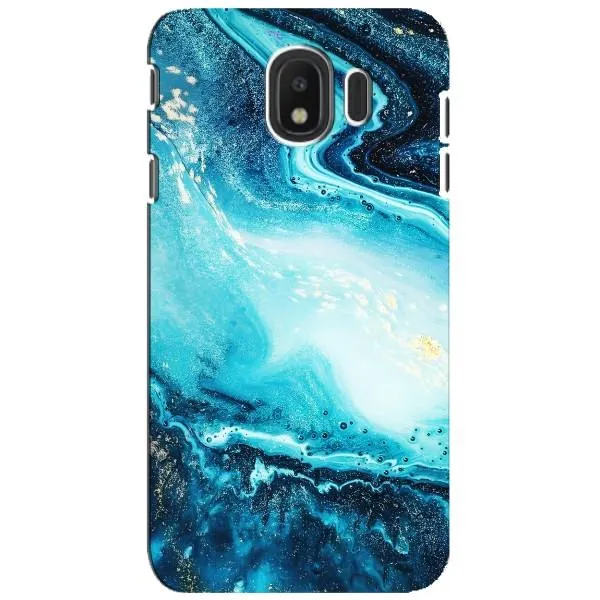 Чехол с принтом «Голубой мрамор» для Samsung Galaxy J4 2018 (SM-J400F)