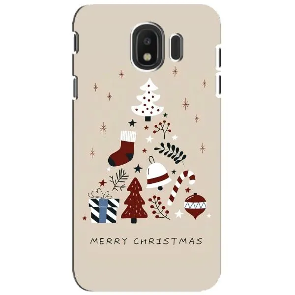 Чехол с принтом «Merry Christmas» для Samsung Galaxy J4 2018 (SM-J400F)