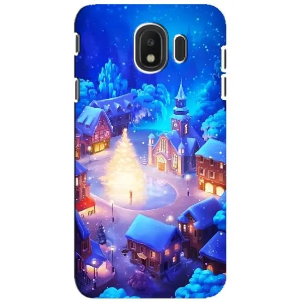 Чехол с принтом «Рождественский город» для Samsung Galaxy J4 2018 (SM-J400F)