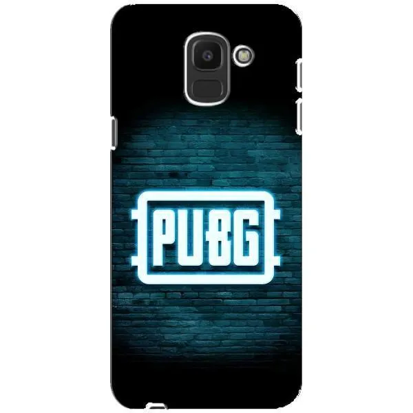 Чехол с принтом «Лого PUBG» для Samsung Galaxy J6 2018 (J600F)