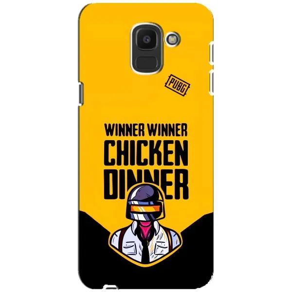 Чехол с принтом «Pubg шлем» для Samsung Galaxy J6 2018 (J600F)