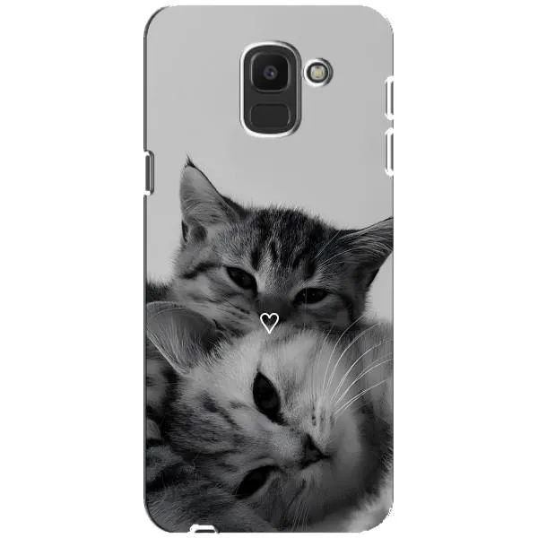 Чехол с принтом «Пара котов» для Samsung Galaxy J6 2018 (J600F)