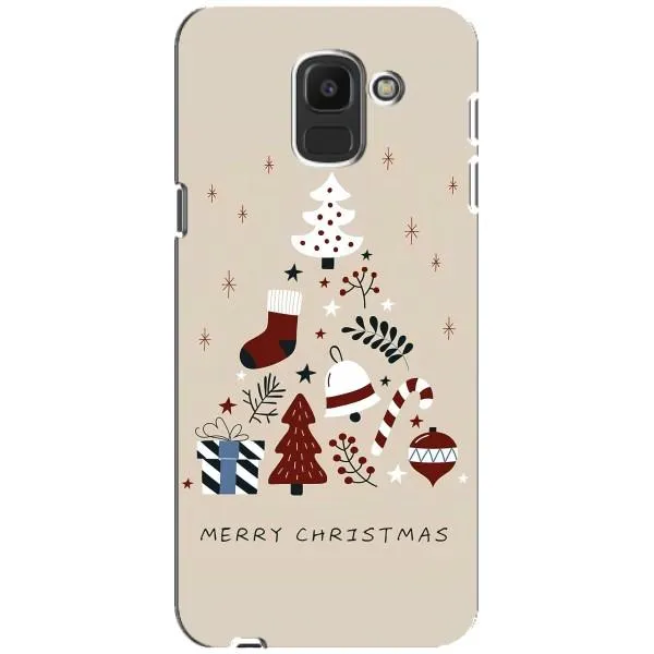 Чехол с принтом «Merry Christmas» для Samsung Galaxy J6 2018 (J600F)