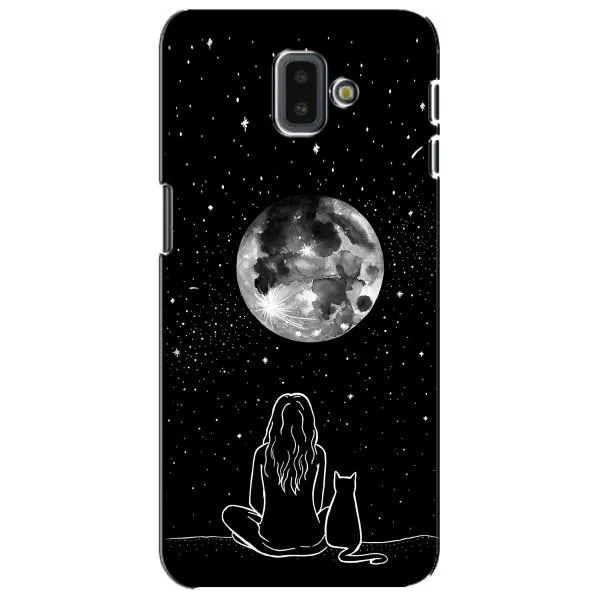 Чехол с принтом «Девушка с котом» для Samsung Galaxy J6 Plus 2018 (J610) Чехол с принтом «Девушка с котом» для Samsung Galaxy J6 Plus 2018 (J610)