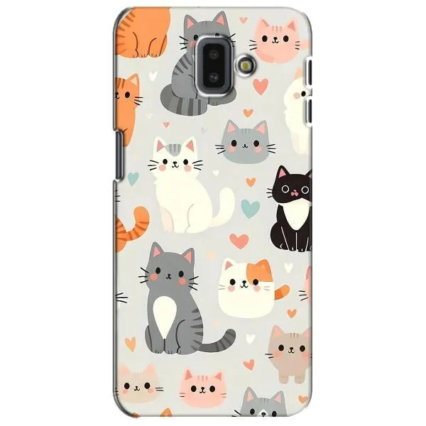 Чехол с принтом «Коллаж котов» для Samsung Galaxy J6 Plus 2018 (J610) Чехол с принтом «Коллаж котов» для Samsung Galaxy J6 Plus 2018 (J610)