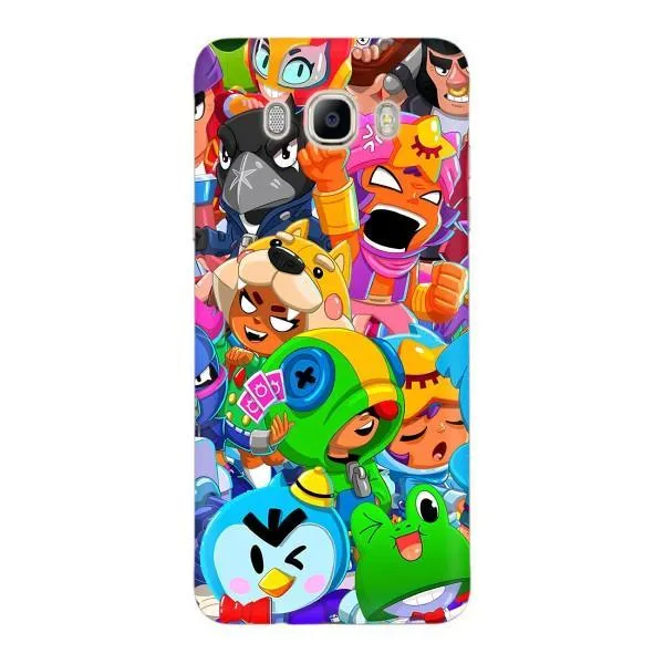 Чехол с принтом «герои Бравл Старс» для Samsung Galaxy J7 2016 (J710, J7108) Чехол с принтом «герои Бравл Старс» для Samsung Galaxy J7 2016 (J710, J7108)