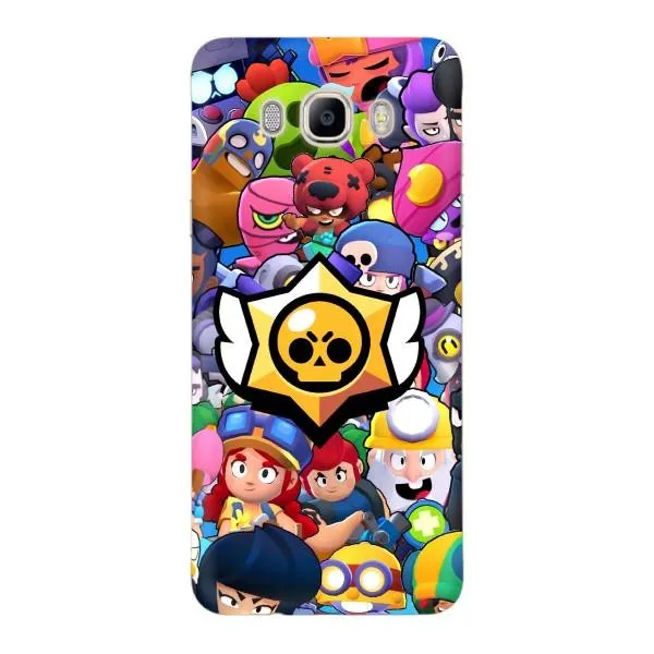 Чехол с принтом «Лого Brawl Stars» для Samsung Galaxy J7 2016 (J710, J7108) Чехол с принтом «Лого Brawl Stars» для Samsung Galaxy J7 2016 (J710, J7108)